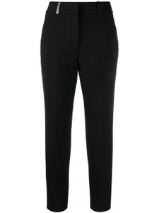 Peserico pantalon de tailleur à coupe courte - Noir