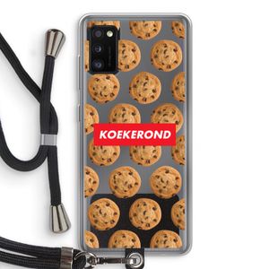 Koekerond: Samsung Galaxy A41 Transparant Hoesje met koord