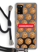 Koekerond: Samsung Galaxy A41 Transparant Hoesje met koord