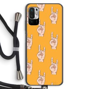 Rock: Xiaomi Redmi Note 10 5G Transparant Hoesje met koord