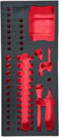 Milwaukee vervangende foam inlay voor 1/4" doppen en bitset - 4932499294