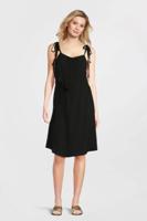 Tramontana Crinkled Tie-strap Dress S01-16-502 Zomerjurkjes 9000 Black