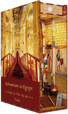 Tone-Cheer Book Nook Adventure in Egypt DIY Modelbouw Knutselen