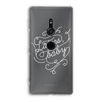 Laters, baby: Sony Xperia XZ2 Transparant Hoesje
