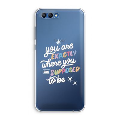 Right Place: Honor 10 Transparant Hoesje
