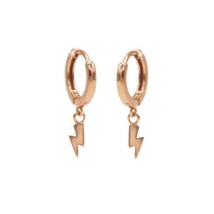 Karma Oorringen Hinged Hoops Lightning Rosé