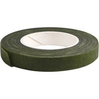 Creativ Company Floral tape, b: 12 mm, donkergroen, 27 m/ 1 rol
