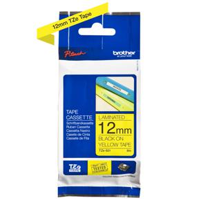 Brother TZe-631 Labeltape Tapekleur: Geel Tekstkleur: Zwart 12 mm 8 m