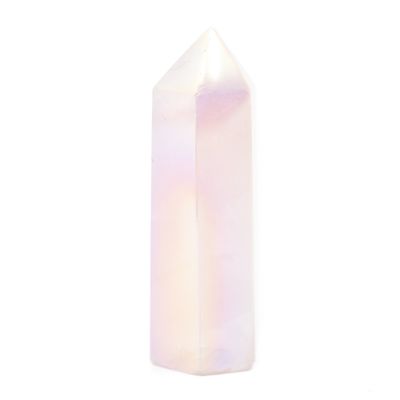 Edelsteen Obelisk Punt Angel Aura Kwarts 40 - 60 mm