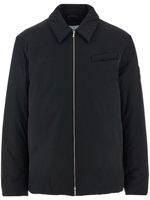 Ferragamo veste matelassée à appliqué logo - Noir