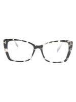 TOM FORD Eyewear lunettes de vue à monture papillon - Noir - thumbnail