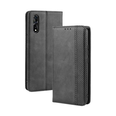 Magnetische Buckle retro Crazy Horse textuur horizontale Flip lederen case voor vivo iQOO Neo/S1/Y7S/Z5 met houder & kaartsleuven & fotolijstjes (zwa