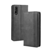 Magnetische Buckle retro Crazy Horse textuur horizontale Flip lederen case voor vivo iQOO Neo/S1/Y7S/Z5 met houder & kaartsleuven & fotolijstjes (zwa