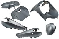 Plaatset 6-delig Edge voor Peugeot Vivacity tot bouwjaar 2008 - anthraciet