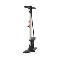 Simson Fietspomp met manometer staal 61 cm wit (020601)