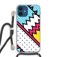 Pop Art #2: iPhone 12 mini Transparant Hoesje met koord