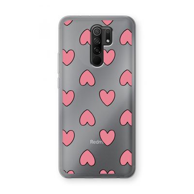 Ondersteboven verliefd: Xiaomi Redmi 9 Transparant Hoesje
