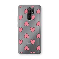 Ondersteboven verliefd: Xiaomi Redmi 9 Transparant Hoesje