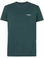 Balmain t-shirt en coton à logo imprimé - Vert