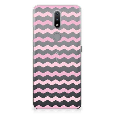 Nokia 2.4 | TPU bumper | Waves Roze