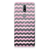 Nokia 2.4 | TPU bumper | Waves Roze