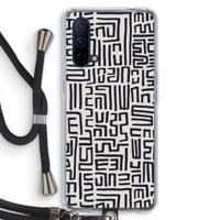 Moroccan Print: OnePlus Nord CE 5G Transparant Hoesje met koord - thumbnail