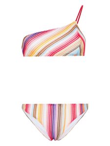 Missoni bikini en crochet à rayures - Rouge