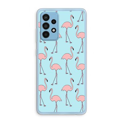 Anything Flamingoes: Samsung Galaxy A52 Transparant Hoesje