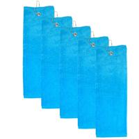 The One Golfhanddoek 40x50 cm 450 gram Turquoise (5 stuks) The One Golfhanddoek 40x50 cm 450 gram Turquoise (5 stuks)