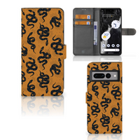 Telefoonhoesje met Pasjes voor Google Pixel 7 Pro Snakes