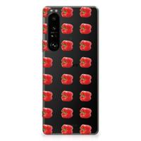 Sony Xperia 1 III | Siliconen Case | Paprika Red