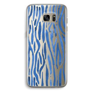 Blauwe nerven: Samsung Galaxy S7 Edge Transparant Hoesje