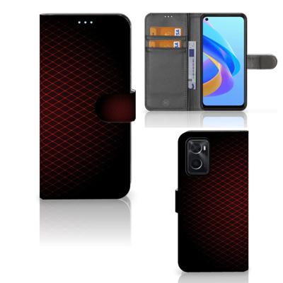 OPPO A76 | A96 | Telefoon Hoesje | Geruit Rood