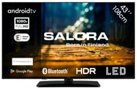 Salora 43XFA5400 tv 109,2 cm (43") Full HD Smart TV Wifi Zwart 250 cd/m² - thumbnail