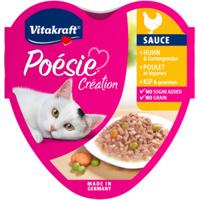 Vitakraft Poésie Création met kip en groenten in saus natvoer kat (15 x 85 g) Per verpakking