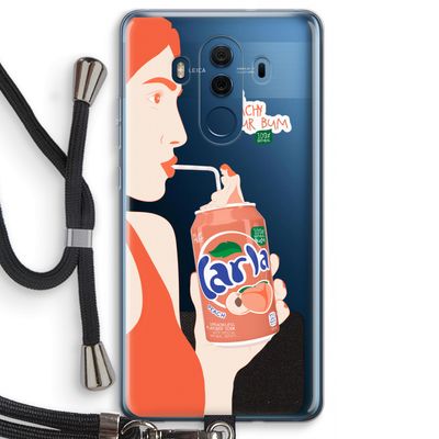 Peach please!: Huawei Mate 10 Pro Transparant Hoesje met koord