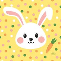Paas Servetten Hoppy Easter 33x33 cm