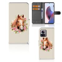 Telefoonhoesje | Met pasjeshouder | voor Motorola Edge 30 Ultra Paard