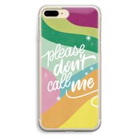 Don't call: iPhone 7 Plus Transparant Hoesje