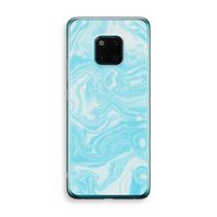 Waterverf blauw: Huawei Mate 20 Pro Transparant Hoesje