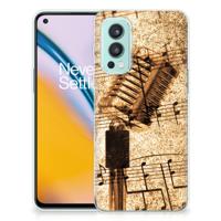 OnePlus Nord 2 5G | Siliconen hoesje | met foto Bladmuziek
