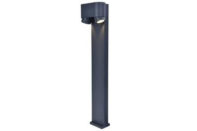 Staande tuinlamp donkergrijs met 2 GU10 fittingen &apos;Cypres&apos; 75 cm