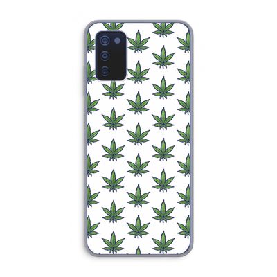 Weed: Samsung Galaxy A03s Transparant Hoesje