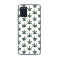 Weed: Samsung Galaxy A03s Transparant Hoesje Weed: Samsung Galaxy A03s Transparant Hoesje