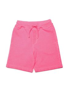 DSQUARED2 KIDS short en coton à logo imprimé - Rose