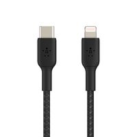 Belkin BOOSTCHARGE gevlochten USB-C naar Lightning kabel kabel 2 meter - thumbnail