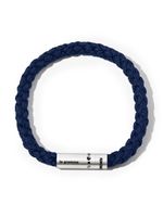 Le Gramme x Orlebar Brown bracelet à logo gravé - Bleu