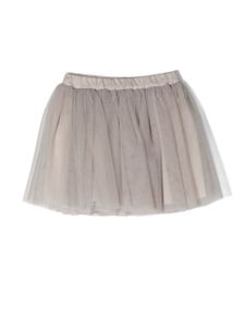 Douuod Kids minijupe en tulle à superposition - Gris