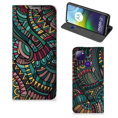 Motorola Moto G9 Power | Hoesje met Magneet | Aztec