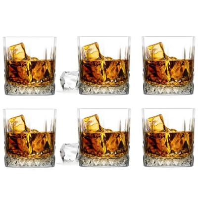 Glasmark Whiskey glazen Diamond - 6x stuks - 280 ml - drink/waterglazen